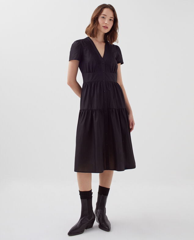 Vestido midi H091 black beauty