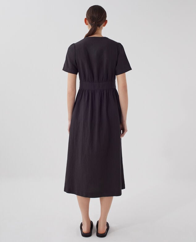 Vestido midi U090 black