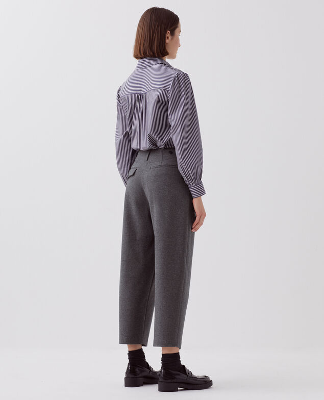 PEGGY - Pantalón carrot I082 grey melange