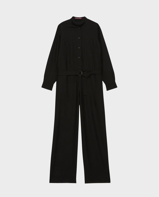 Mono pantalón de lana Black beauty