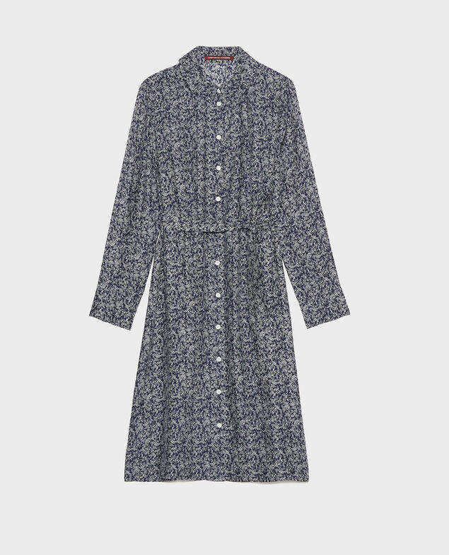 Vestido Feuillage maritime cream