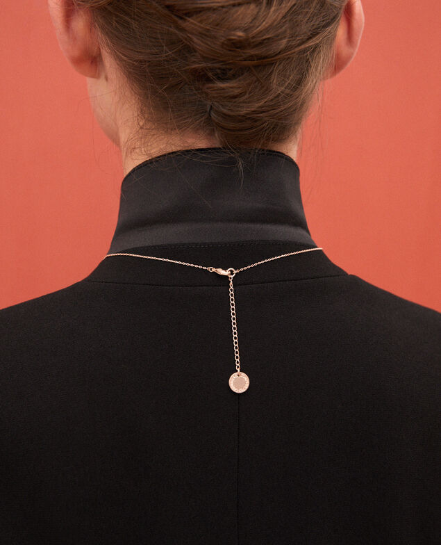 Collar largo con colgante redondo Cooper