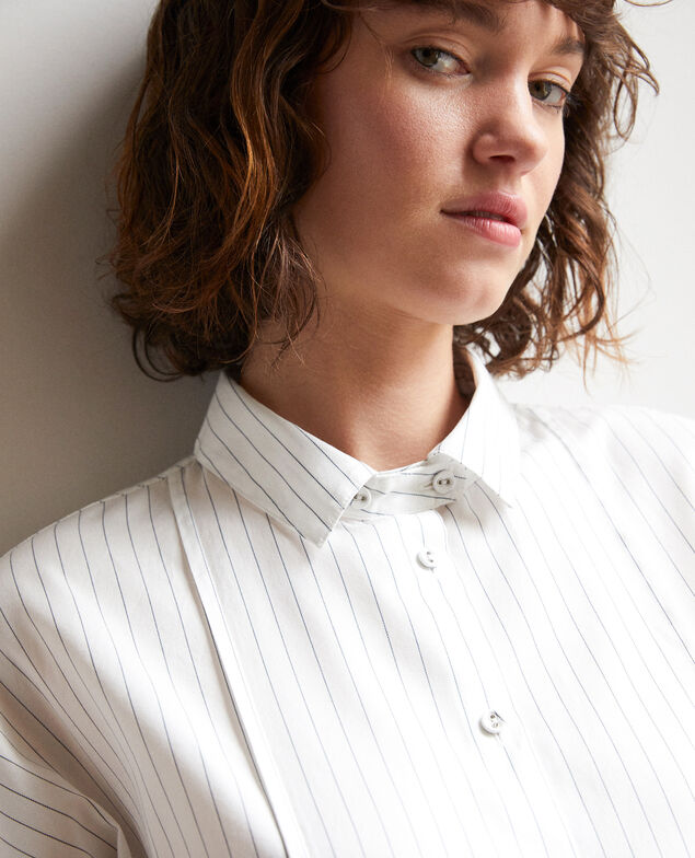 Camisa de corte recto Blanco