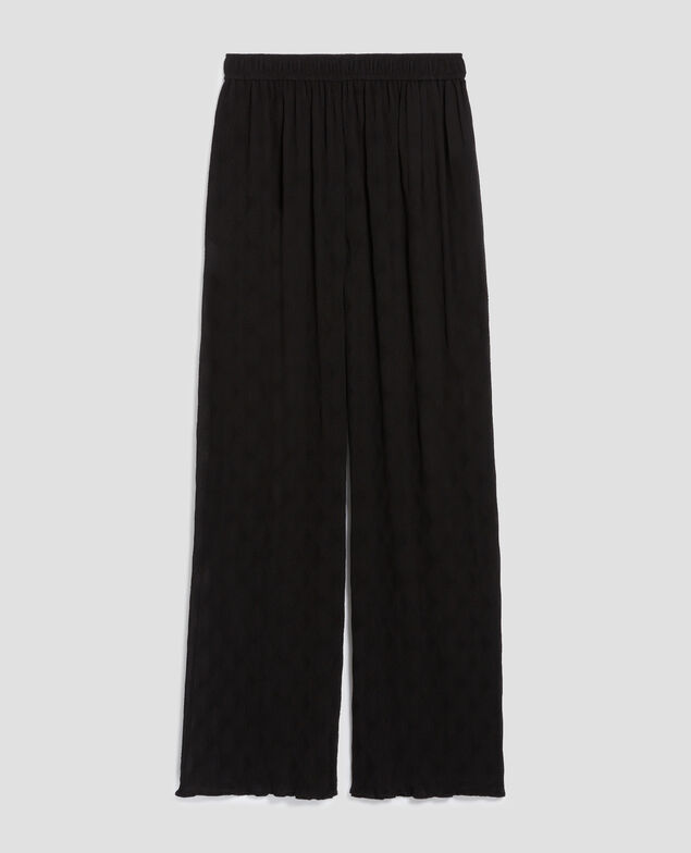 Pantalón amplio y fluido H091 black beauty