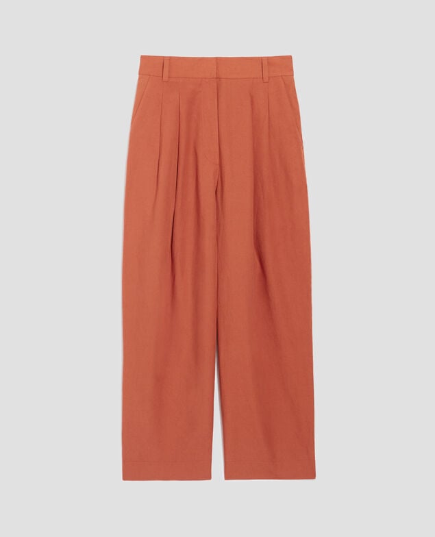 PEGGY - Pantalón carrot H350 amber brown