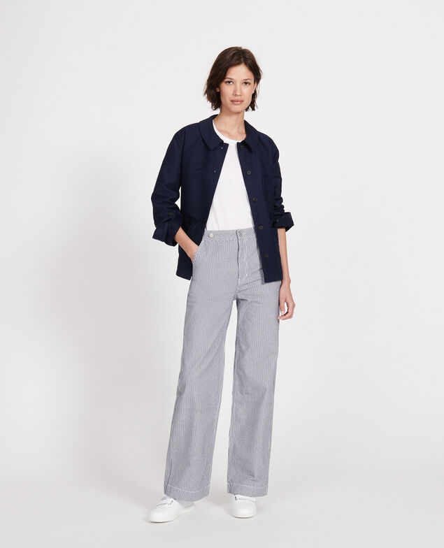 Chaqueta de algodón Maritime blue