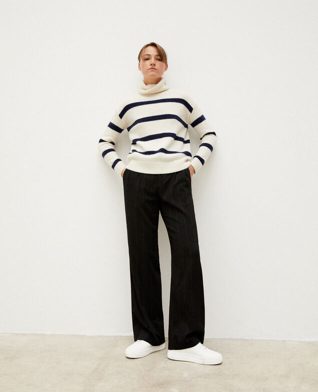 Pantalón de corte amplio Negro