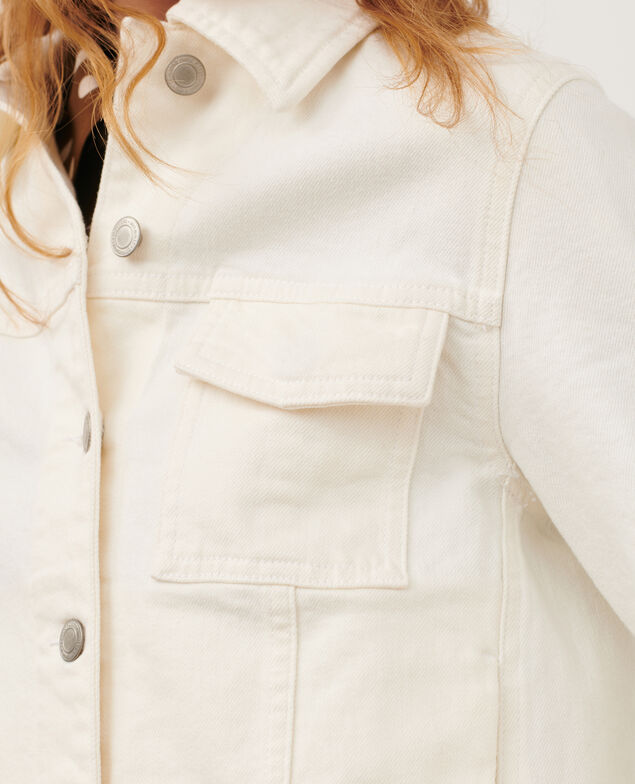 Chaqueta vaquera corta 7209c 108 denim white