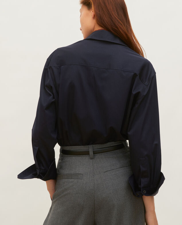  Camisa de hombre de algodón oversize Night sky