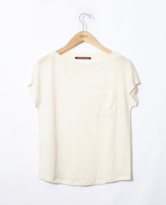 Camiseta con bolsillo Blanco