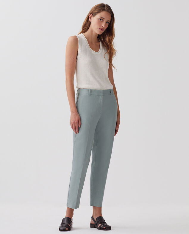 MARGUERITE - Pantalón cigarette J620 slate blue