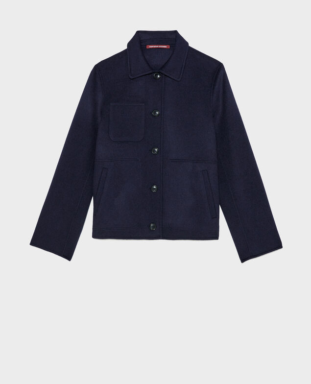  Chaqueta de lana con doble cara Night sky