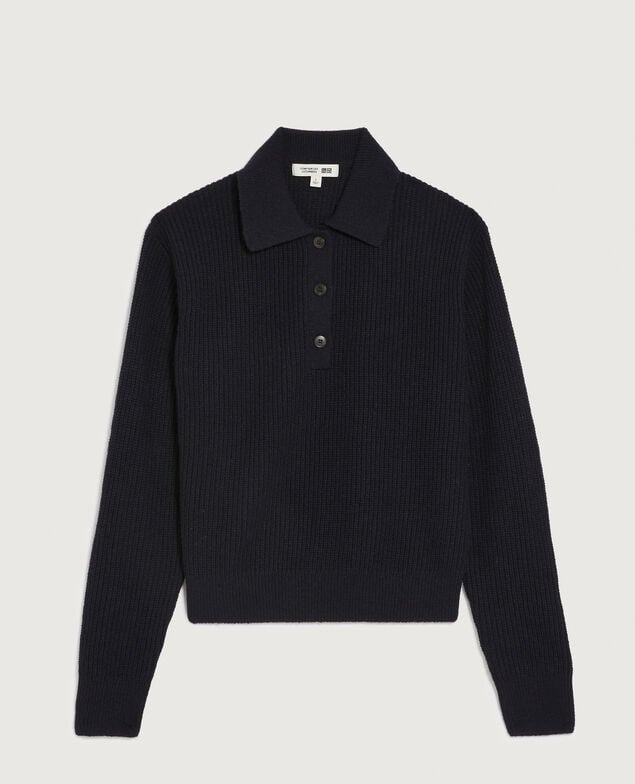 Jersey con cuello polo U690 navy