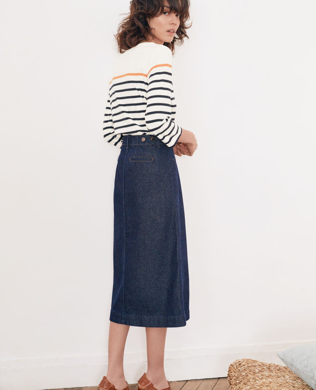 Falda en denim Indigo