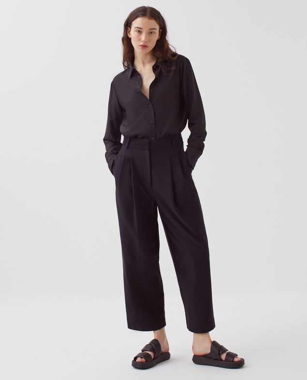 SIBYLLE - Camisa fluida H091 black beauty