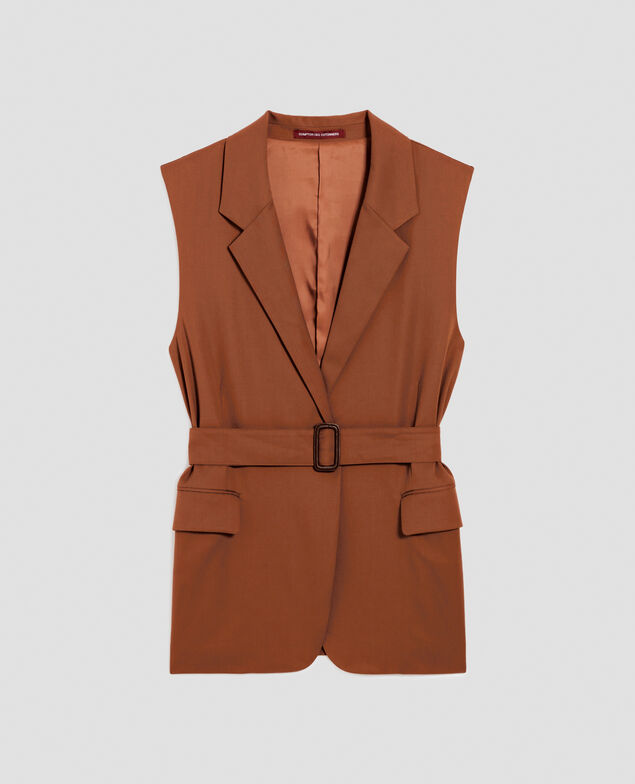 Chaqueta sastre de lana I360 monks robe brown