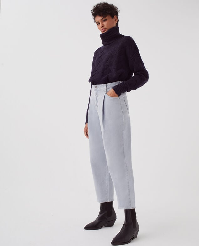 NIKKI - Jeans carrot I042 asphalte gray