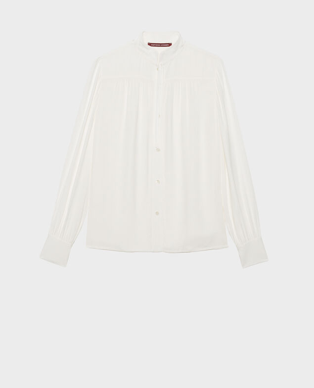 Camisa de manga larga con cuello atado  Jet stream