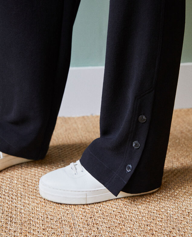 Pantalón con detalle de botones Noir