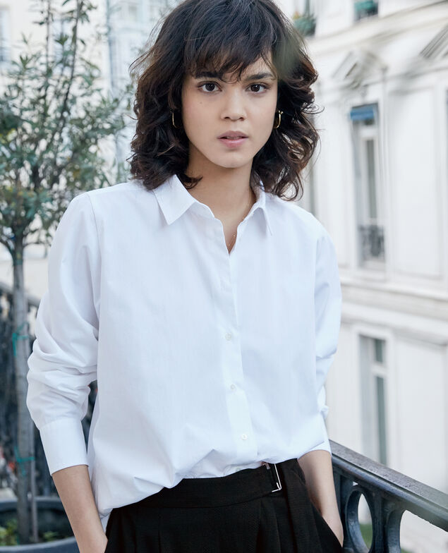 Camisa oversize Blanc
