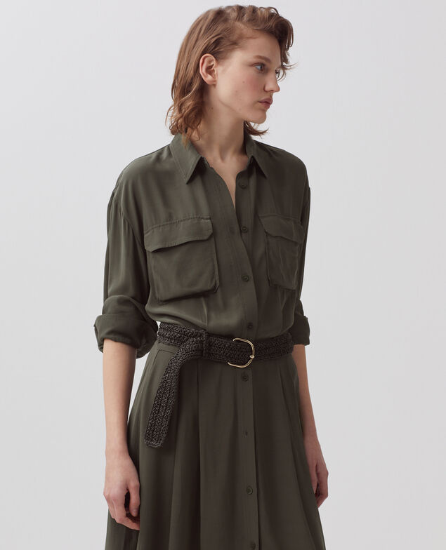 Vestido camisero fluido H580 chimera