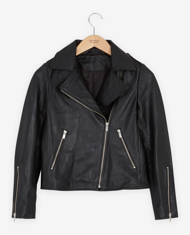 Chaqueta de cuero Noir