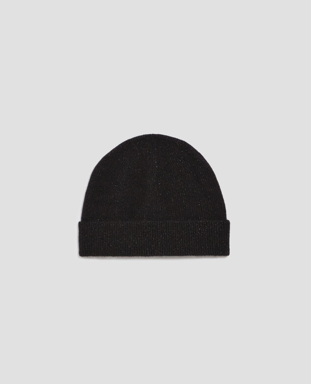 Gorro de cachemir H099 black lurex