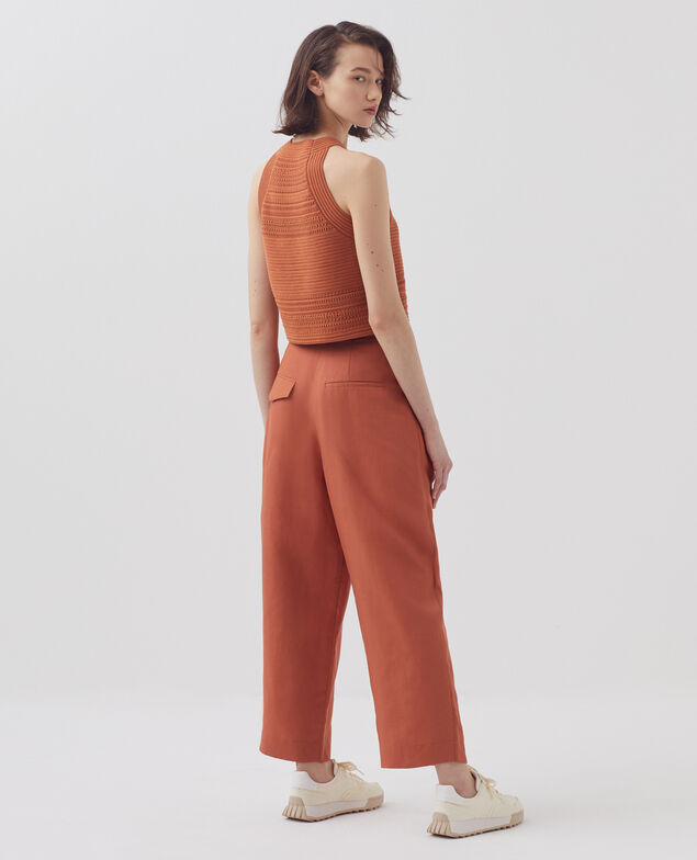 PEGGY - Pantalón carrot H350 amber brown