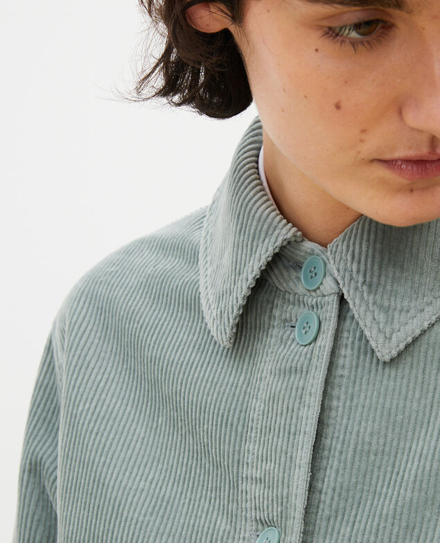  Chaqueta de trabajo de pana Chinois green