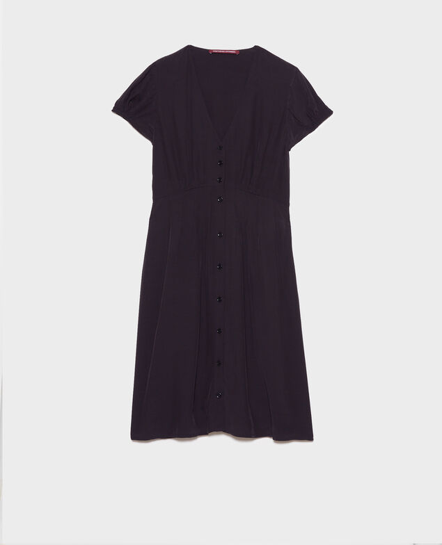 Vestido corto fluido 4216 black_beauty