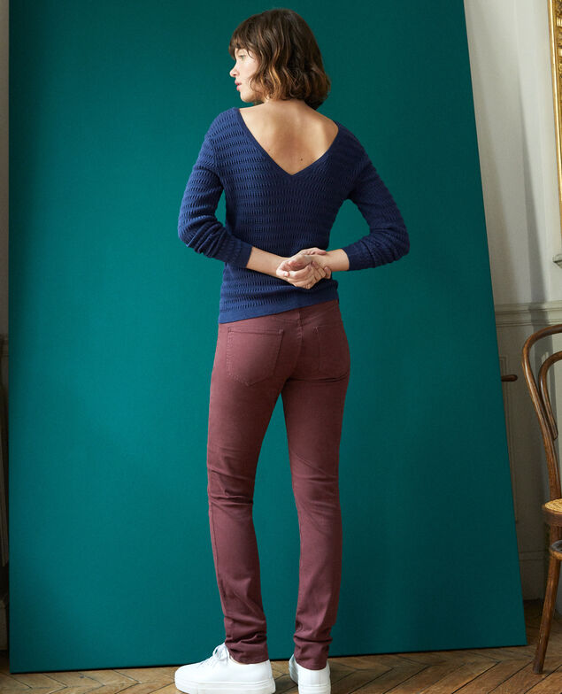 Jeans corte slim Decadente chocolate