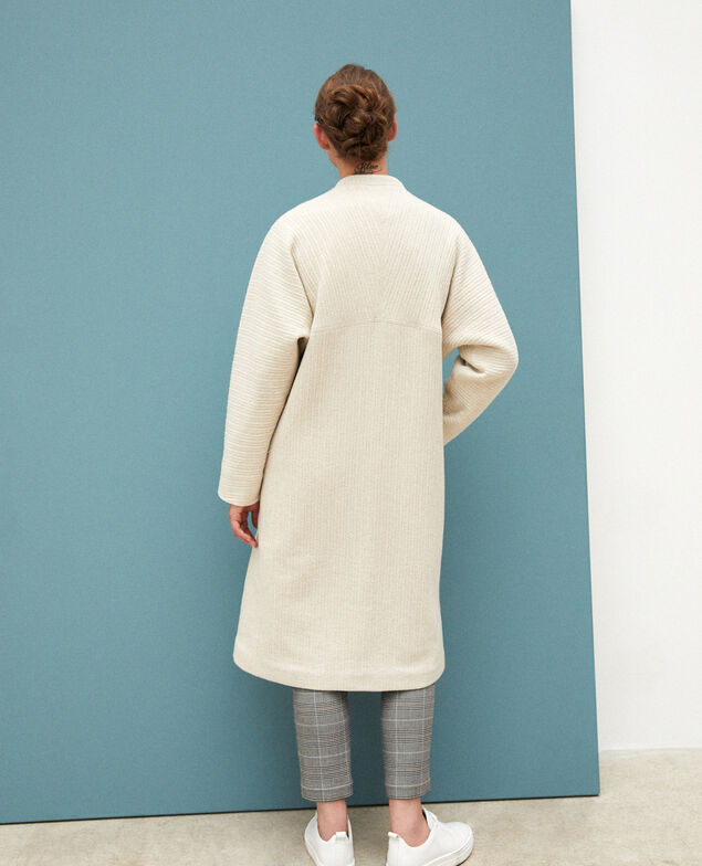 Abrigo amplio Off white