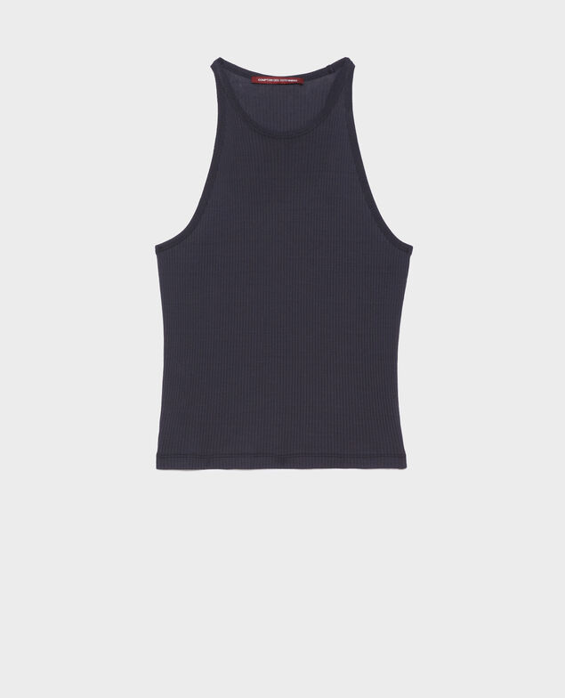 Camiseta de algodón 0693 navy