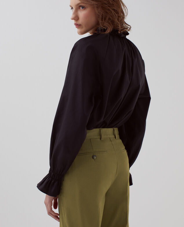 COLETTE - Pantalón recto H570 military olive
