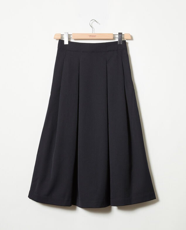 Falda de longitud media Dark navy