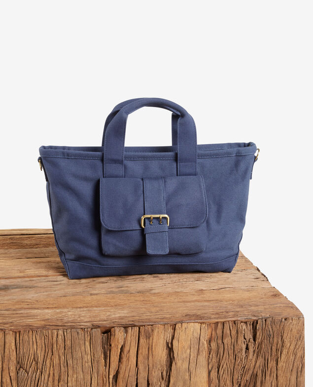 Bolso de tela gruesa Indigo