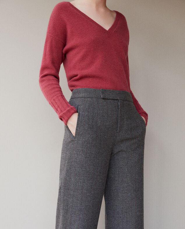 Pantalón grueso Gris