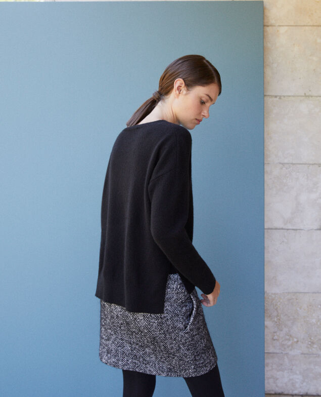 Jersey de cachemir Noir