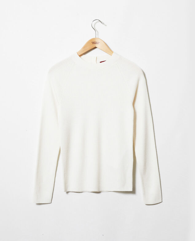 Jersey con botones en la espalda Off white