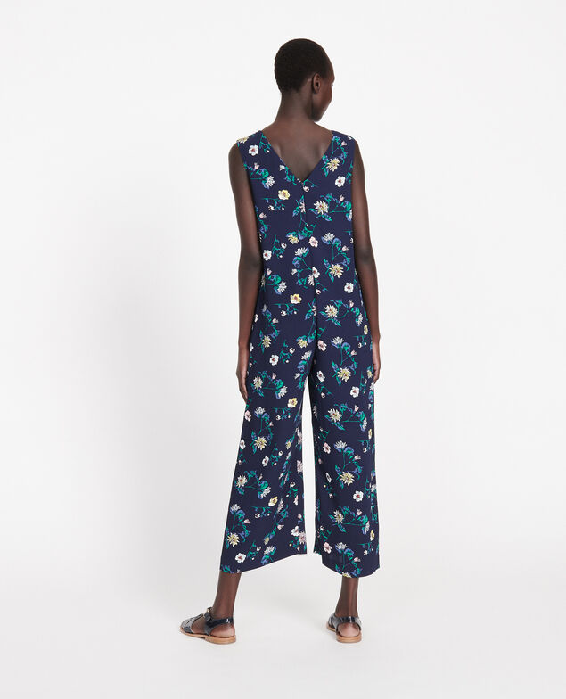 Mono pantalón de viscosa Herbier maritime maize