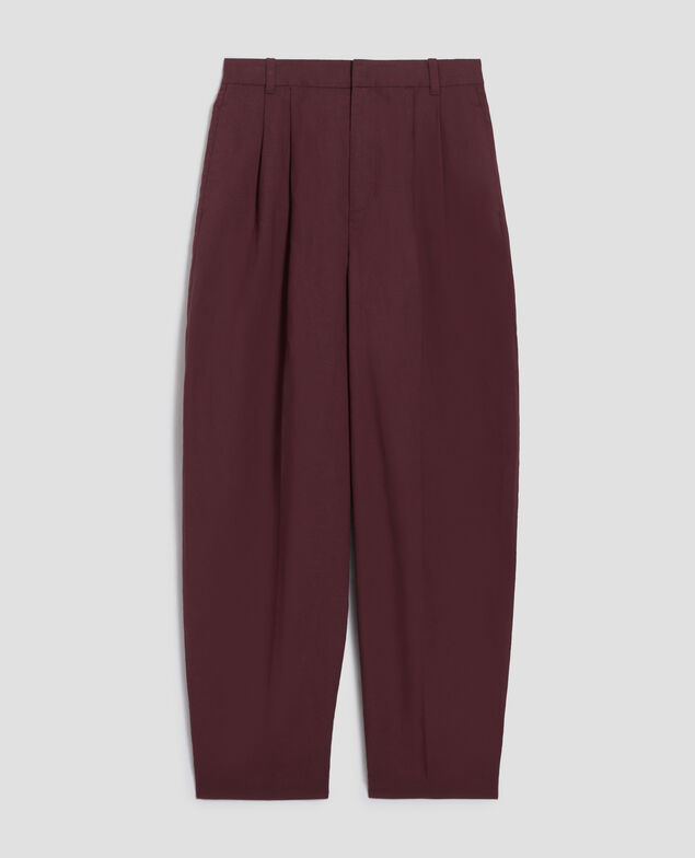 Pantalón con pinzas J380 decadent chocolate