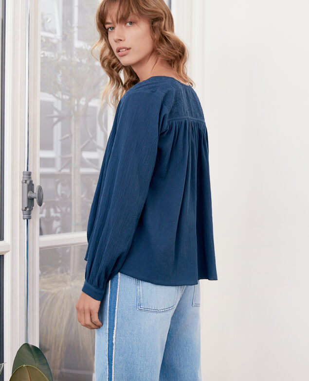 Blusa con encaje  Indigo