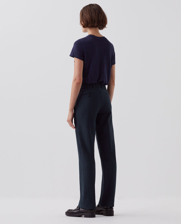 COLETTE - Pantalón recto ajustado J690 blueberry