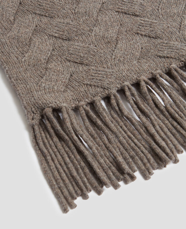 Bufanda de lana I040 steeple gray