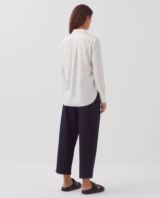 SIBYLLE - Camisa fluida H013 gardenia