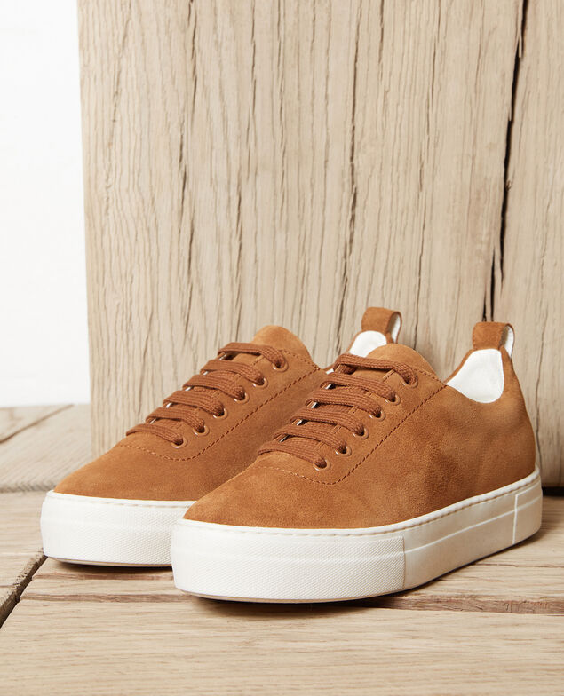 Sneakers con plataforma  Camel