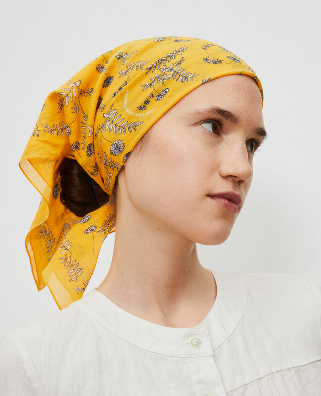 Bandana de algodón estampado Gold fusion