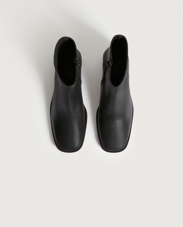 Botines de piel H091 black beauty