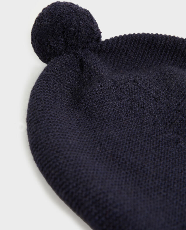 Gorro de cachemir con pompón Night sky