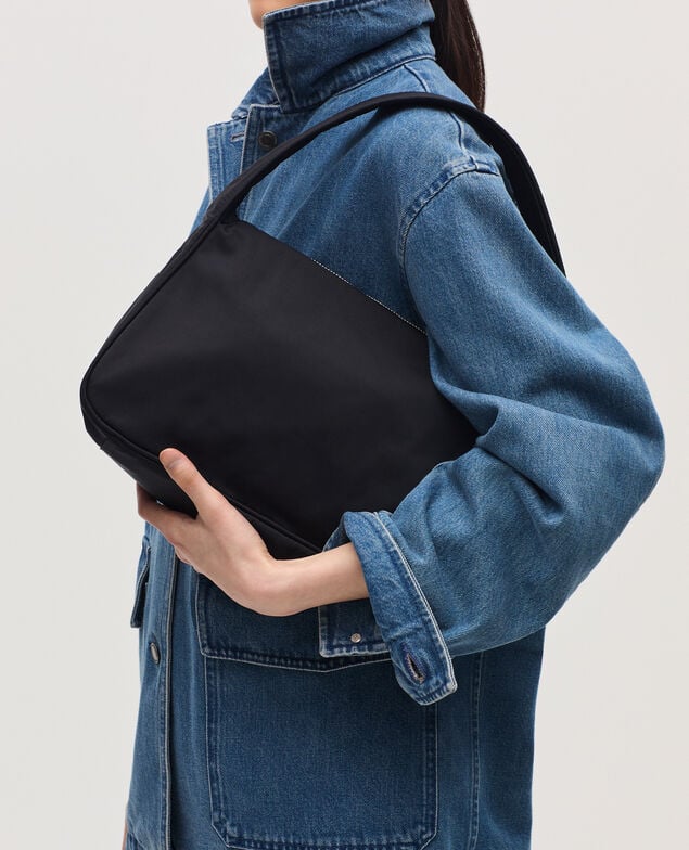Bolso pequeño de nylon H091 black beauty
